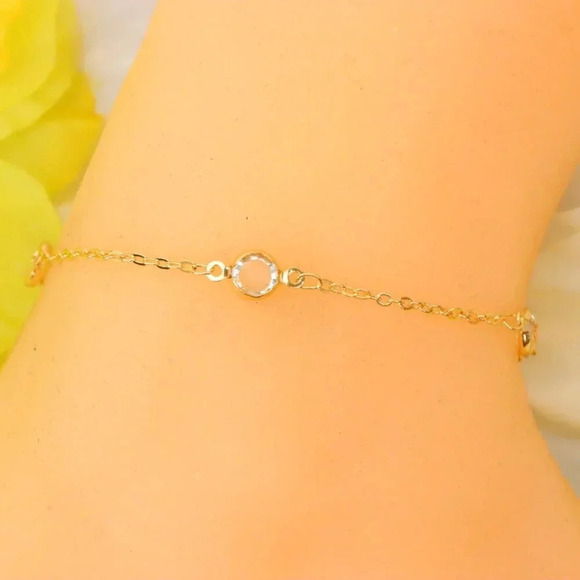 Minimalist Anklet, Sleek & Modern Design, Women’s Fashion, YC110312-A - Picture 1 of 10
